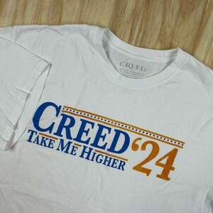 CREED Shirt Take Me Higher 24 Summer Official Tour Merch 2XL Political Election